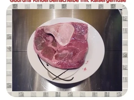 Fleisch: Rinderbeinscheibe mit Kaisergemüse - Rezept - Bild Nr. 3