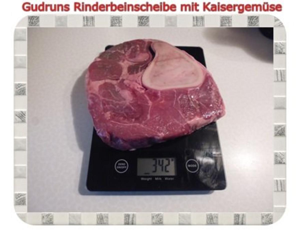 Fleisch: Rinderbeinscheibe mit Kaisergemüse - Rezept - Bild Nr. 4