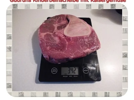 Fleisch: Rinderbeinscheibe mit Kaisergemüse - Rezept - Bild Nr. 4