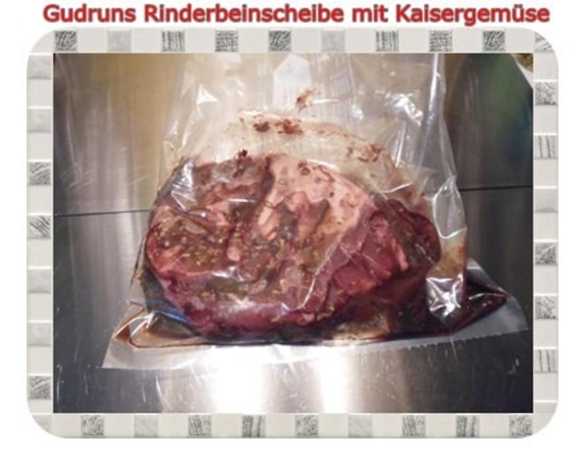 Fleisch: Rinderbeinscheibe mit Kaisergemüse - Rezept - Bild Nr. 6