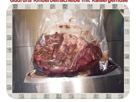 Fleisch: Rinderbeinscheibe mit Kaisergemüse - Rezept - Bild Nr. 6