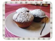 Muffins: Kokos-Vanille-Muffins gefüllt mit Sultaninen - Rezept