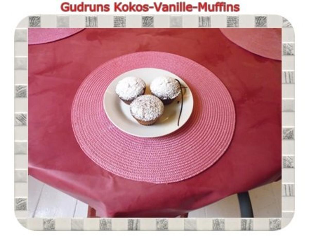 Muffins: Kokos-Vanille-Muffins gefüllt mit Sultaninen - Rezept - Bild Nr. 18