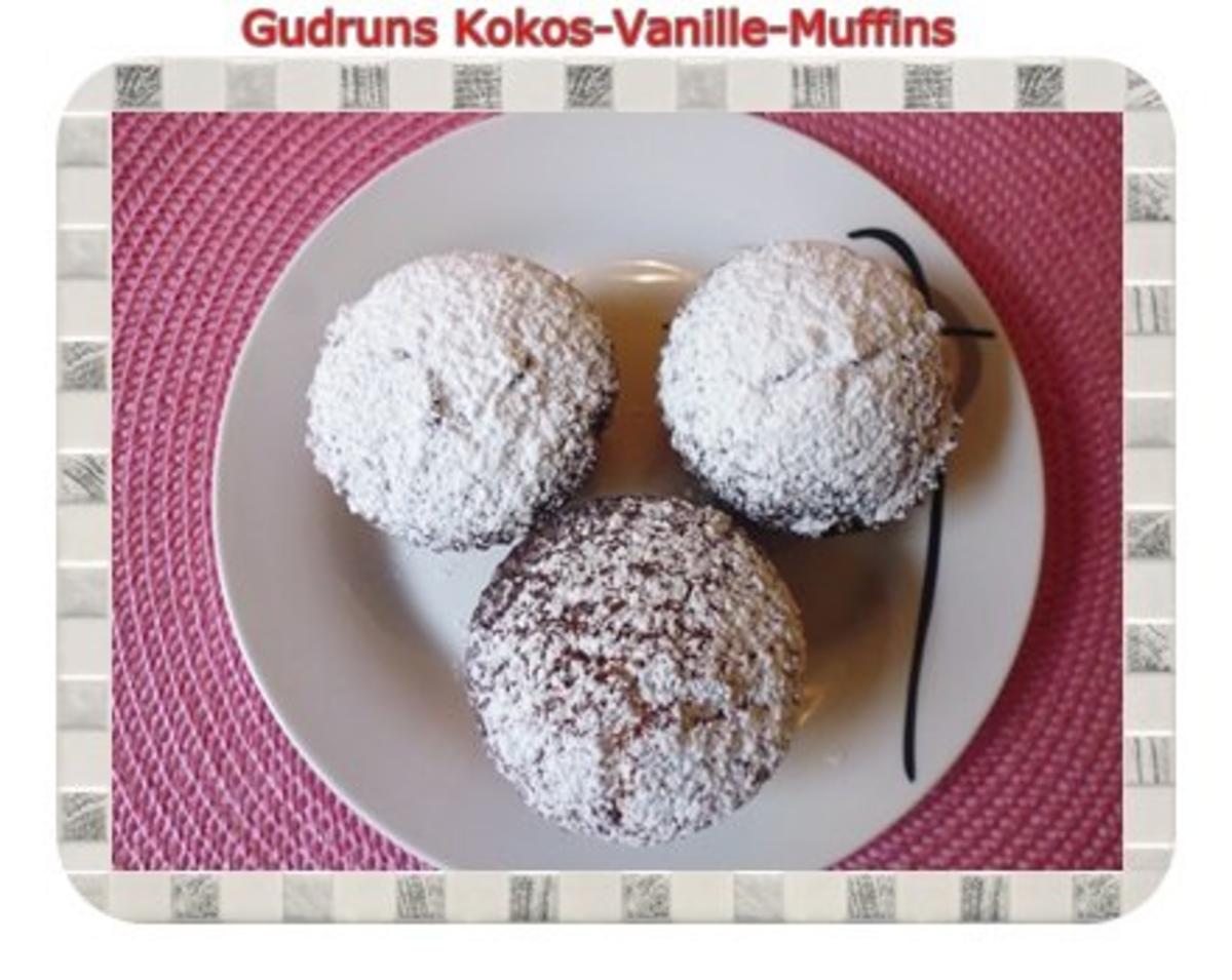 Muffins: Kokos-Vanille-Muffins gefüllt mit Sultaninen - Rezept - Bild Nr. 19