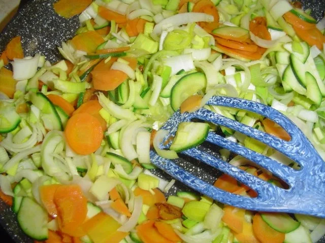 Bunte Gemüsepfanne mit pep - Rezept - Bild Nr. 3