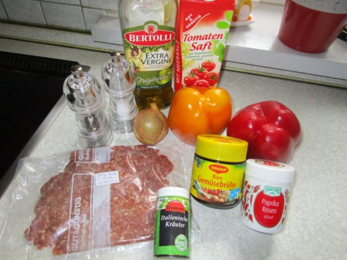 Paprika-Suppe mit Hackbällchen - Rezept - Bild Nr. 2