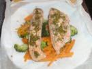Lachs im Pergamentpapier - Rezept