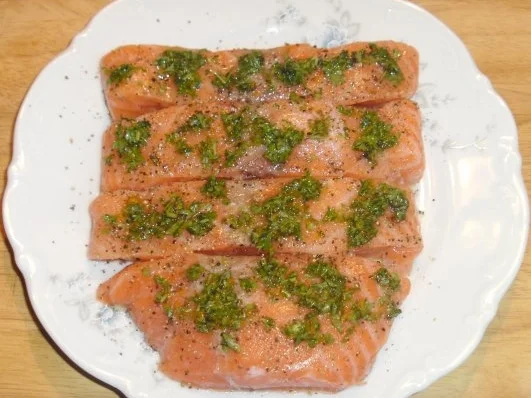 Rezept: Lachs im Pergamentpapier Bild Nr. 2 Lachs im Pergamentpapier - Rezept - Bild Nr. 2