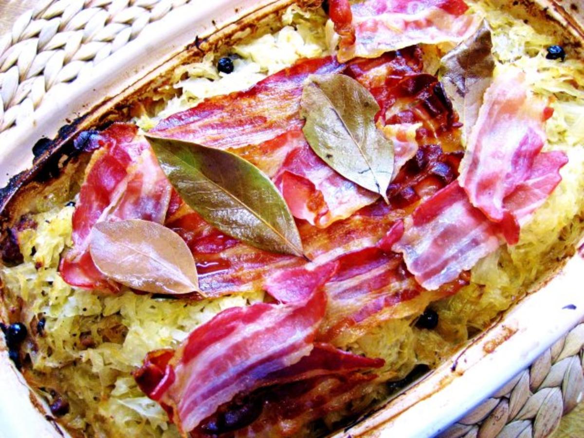 Bilder für Ofen-Eintopf mit Sauerkraut Rezept