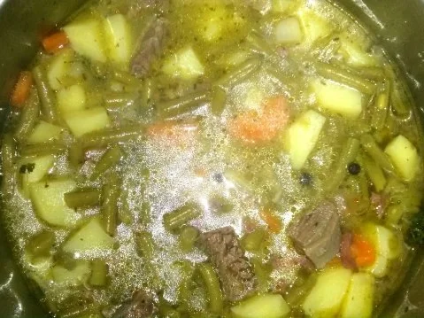 grüne Bohnensuppe (wie bei Muttern) - Rezept - Bild Nr. 2
