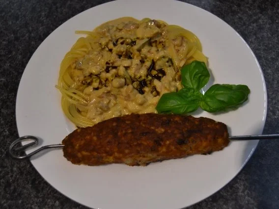 Spaghetti mit Walnuss-Gorgonzola Sauce - Rezept - Bild Nr. 3