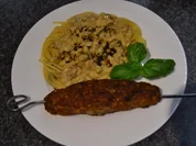 Rezept: Hackfleischspieße mit Bulgur Hackfleischspieße mit Bulgur - Rezept