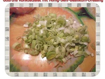 Salat: Rohkostsalat mit Honig-Senf-Basilikum-Dressing - Rezept - Bild Nr. 4