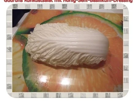 Salat: Rohkostsalat mit Honig-Senf-Basilikum-Dressing - Rezept - Bild Nr. 5