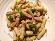 Pasta mit Pistazien-Sahnesoße - Rezept