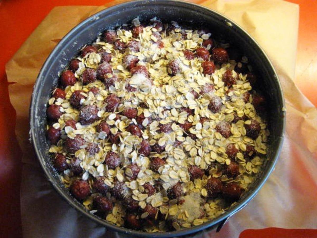 Kirsch - Haferflocken - Kuchen - Rezept - kochbar.de