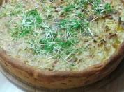 Zwiebel-Lauch-Kuchen - Rezept