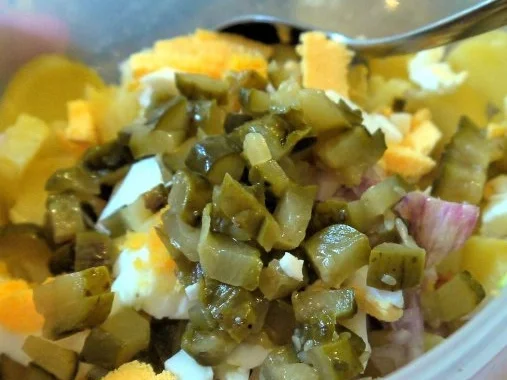 Joghurt-Kartoffelsalat mit Wiener Schnitzel - Rezept - Bild Nr. 6