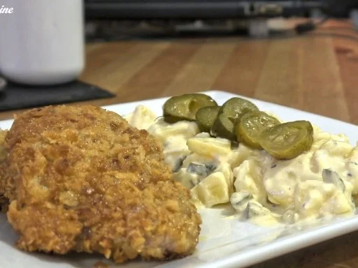 Joghurt-Kartoffelsalat mit Wiener Schnitzel - Rezept - Bild Nr. 14