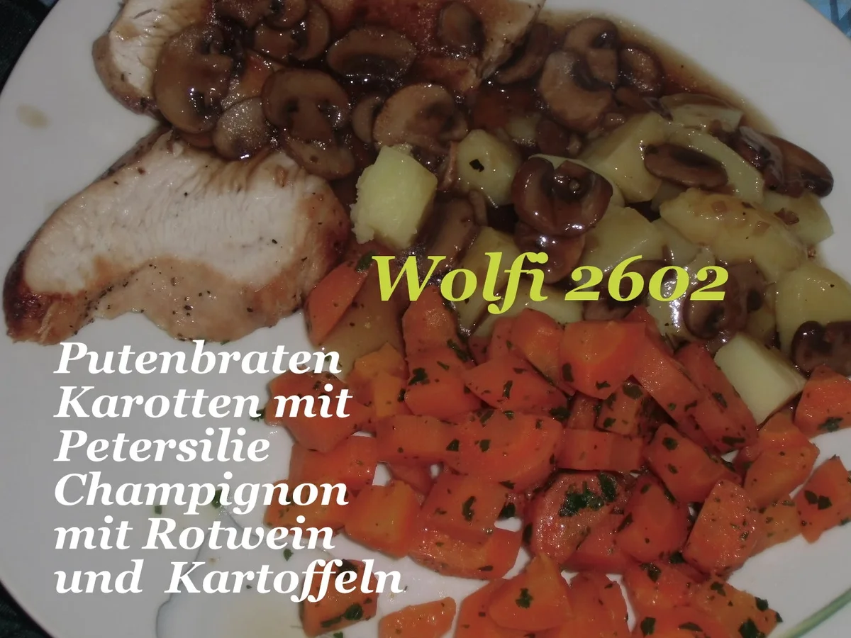 Pute : Putenbraten auf Kernthemperatur von 90 Grad im Backofen - Rezept - Bild Nr. 75