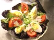 Roter Kopfsalat an französischer Sauce für Gäste - Rezept