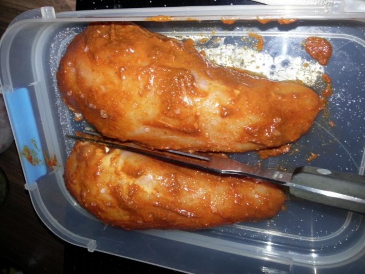 Chicken Pita mit Avocadocreme - Rezept - Bild Nr. 3