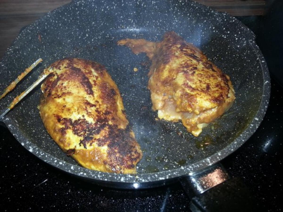 Chicken Pita mit Avocadocreme - Rezept - Bild Nr. 4