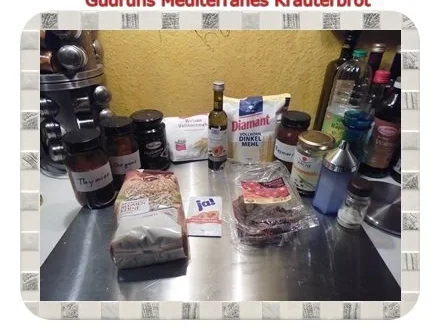 Rezept: Brot: Mediterranes Kräuterbrot Bild Nr. 2 Brot: Mediterranes Kräuterbrot - Rezept - Bild Nr. 2