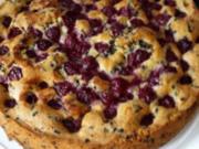 Kirschkuchen mit Schokostreusel - Rezept