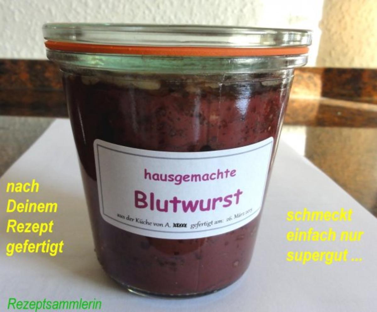 Wurst: Hausmacher Blutwurst - Rezept - Bild Nr. 14