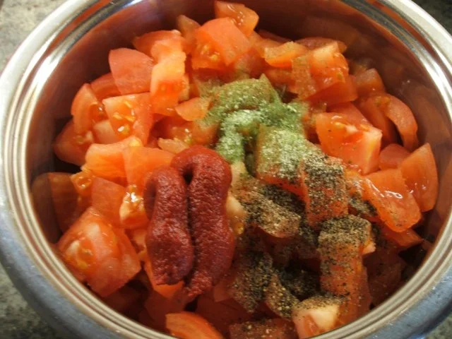 Rezept: Fisch: Forelle aus dem Bratschlauch mit Gemüselasagne Bild Nr. 9 Fisch: Forelle aus dem Bratschlauch mit Gemüselasagne - Rezept - Bild Nr. 9