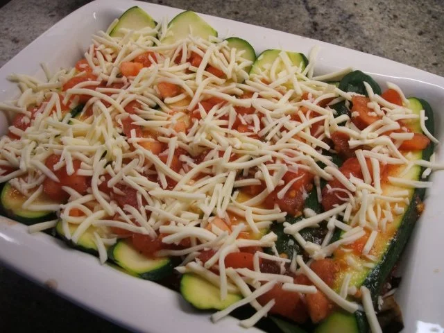 Rezept: Fisch: Forelle aus dem Bratschlauch mit Gemüselasagne Bild Nr. 11 Fisch: Forelle aus dem Bratschlauch mit Gemüselasagne - Rezept - Bild Nr. 11