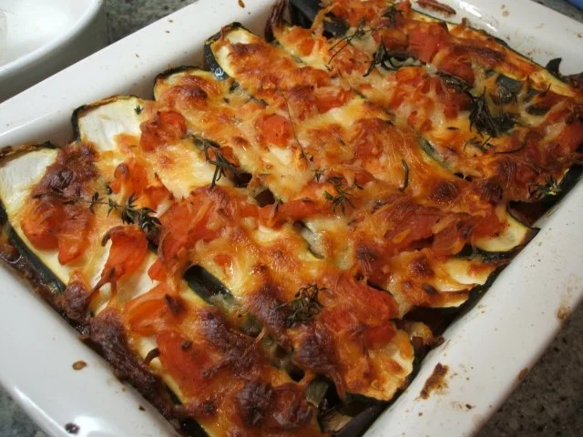 Rezept: Fisch: Forelle aus dem Bratschlauch mit Gemüselasagne Bild Nr. 12 Fisch: Forelle aus dem Bratschlauch mit Gemüselasagne - Rezept - Bild Nr. 12