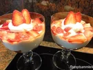Dessert:   ERDBEER - SAHNE - JOGHURT - Rezept