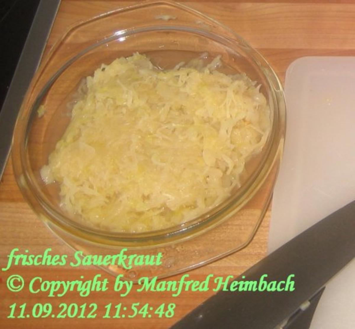 Gemüse – Manfred’s geschmortes Sauerkraut - Rezept - Bild Nr. 2