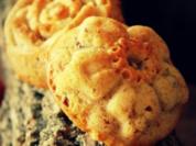 Süße Apfel-Buttermilch-Muffins mit gesalzenen Pekannüssen - Rezept