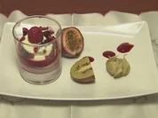 Schokokuchen mit Himbeerragout (Tanja Tischewitsch) - Rezept