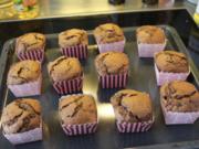 Schokomuffins mit Sauerkirschen - Rezept