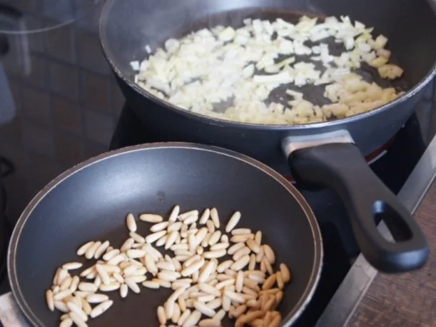 Spaghettini mit Frankfurter Pesto - Rezept - Bild Nr. 5
