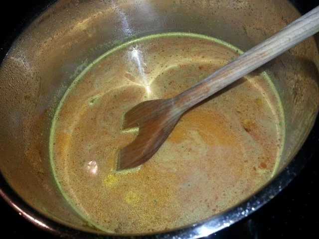 Kichererbsencremesuppe mit gebackenem Knoblauch - Rezept - Bild Nr. 4