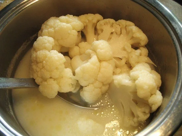 Rezept: Blumenkohl in weißer Soße Bild Nr. 3 Blumenkohl in weißer Soße - Rezept - Bild Nr. 3