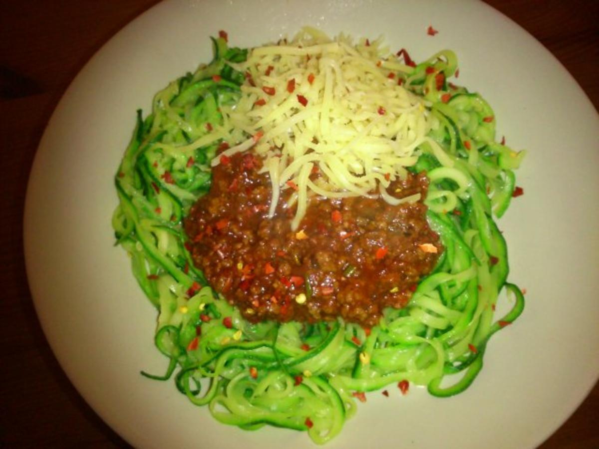 Bilder für Zoodles mit Bolognese-Spezial! - Rezept