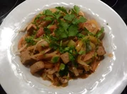 Tofu-Gemüse Pfanne an Panang Curry - Rezept