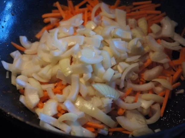 Rindfleisch mit Zwiebeln und Möhrenstiften - Rezept - Bild Nr. 6