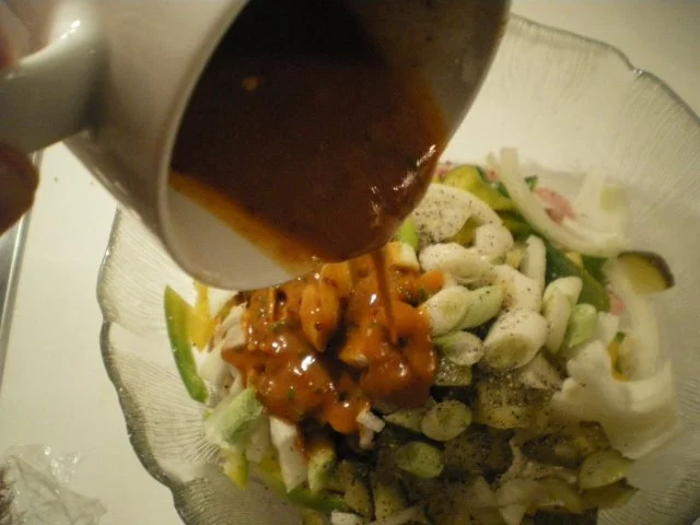 Rezept: Chinesischer Wurst-Käse-Salat Bild Nr. 12 Chinesischer Wurst-Käse-Salat - Rezept - Bild Nr. 12