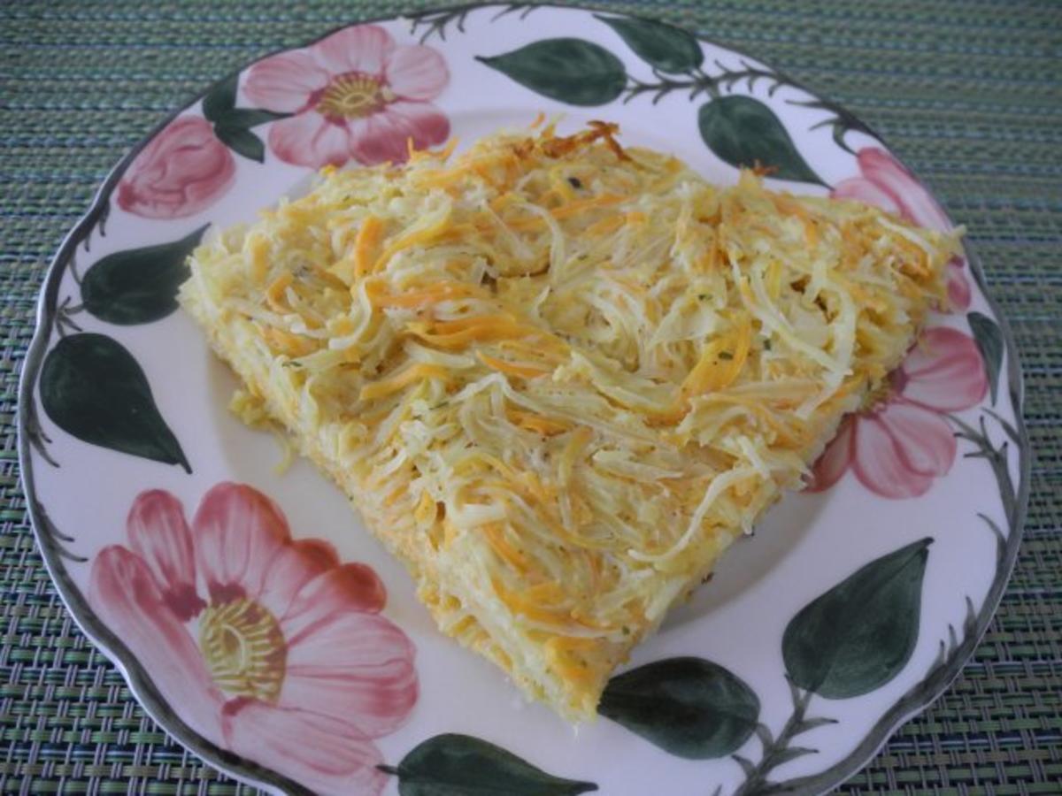 Kartoffel - Karotten - Sauerkraut - Kuchen aus der Pfanne - Rezept