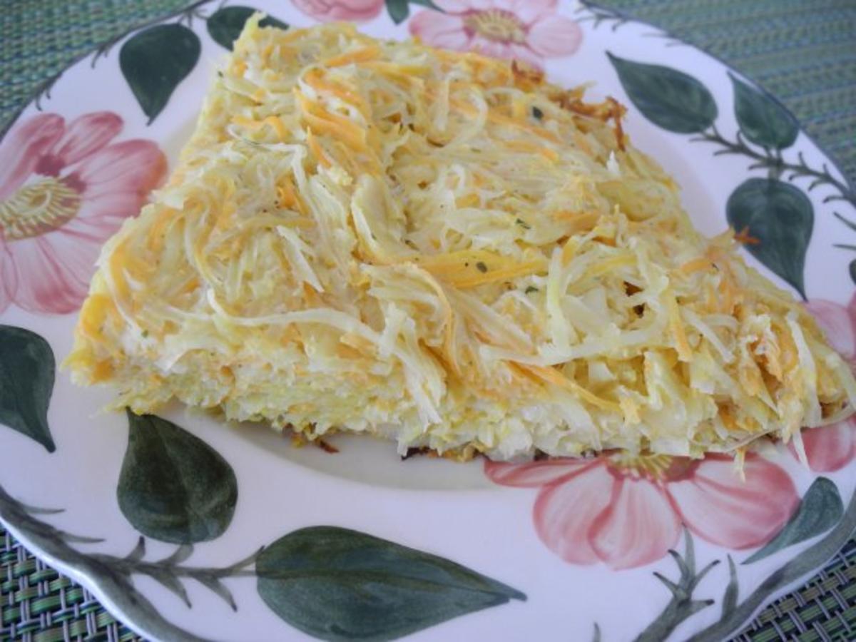 Kartoffel - Karotten - Sauerkraut - Kuchen aus der Pfanne - Rezept - Bild Nr. 2
