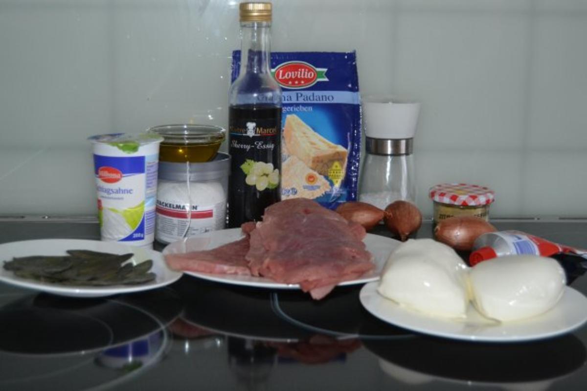 Schweinerouladen mit Salbei-Mozzarella Füllung - Rezept - Bild Nr. 2