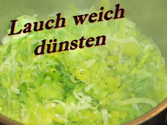 Rezept: Lauch-Käse-Soße Bild Nr. 4 Lauch-Käse-Soße - Rezept - Bild Nr. 4