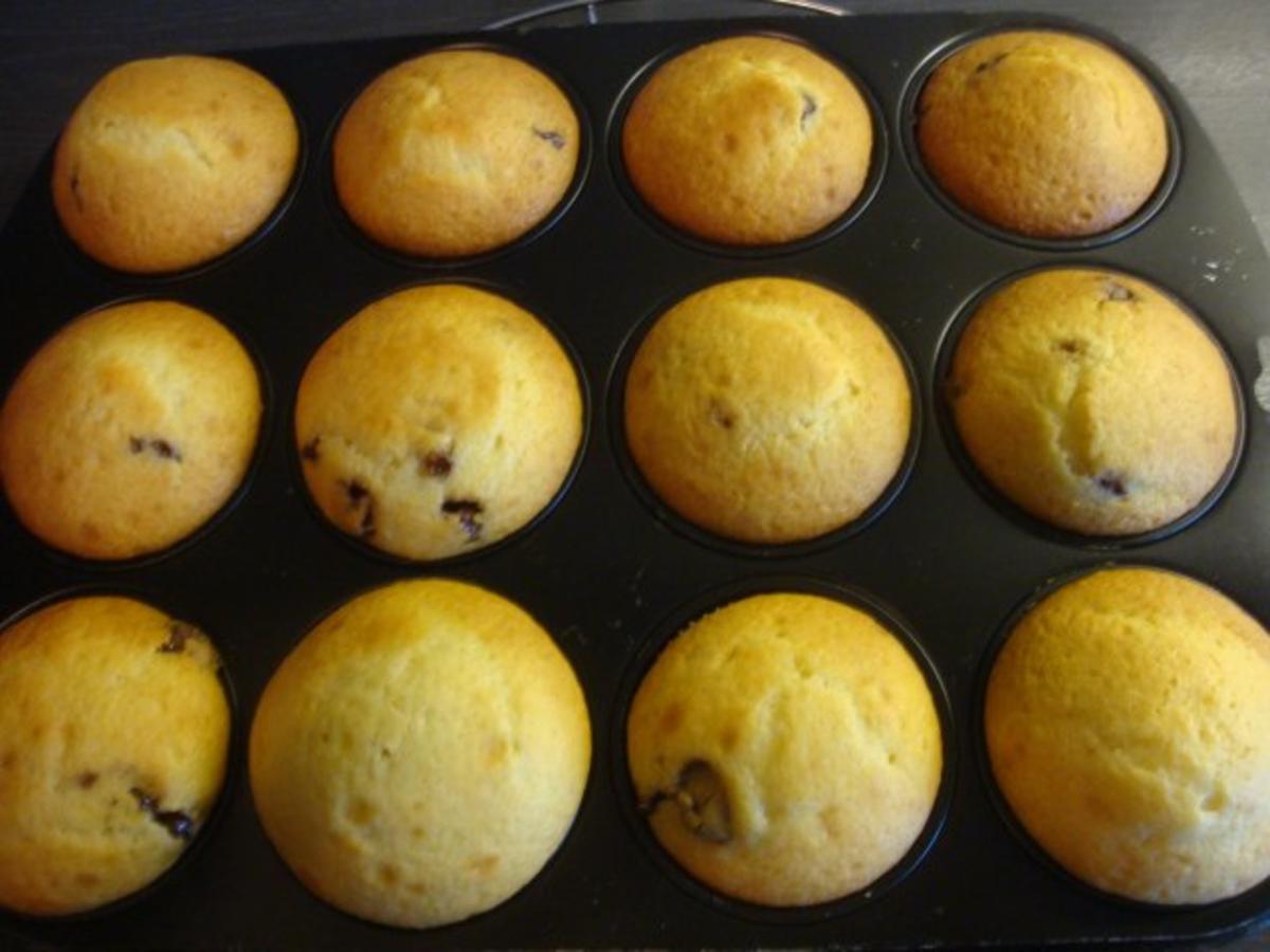 Muffins mit Schoko-Rosinen - Rezept - Bild Nr. 8